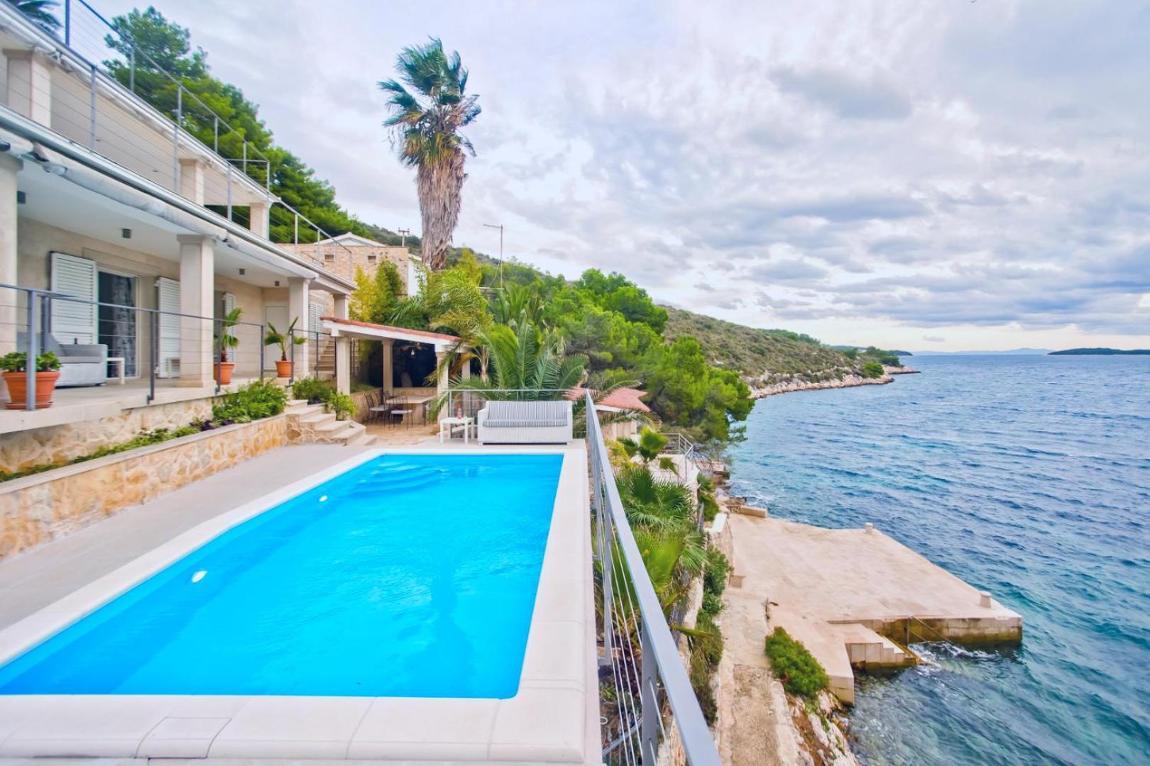Villa Oceanus Hvar Town Esterno foto